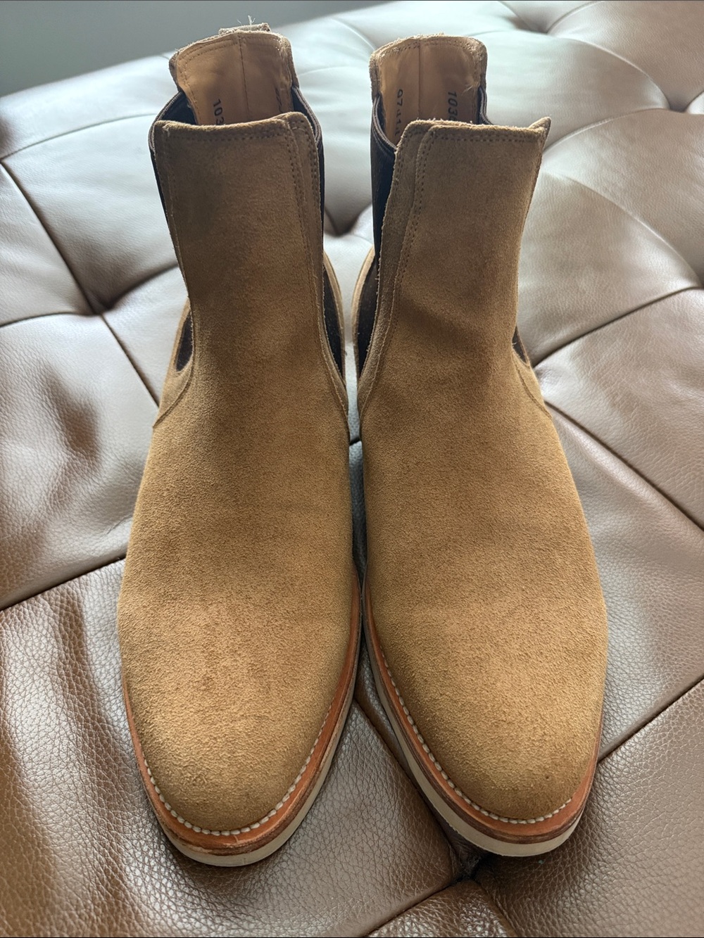 Tecovas Men's The Knox Chelsea Boots with Vibram Sole 11.5 EUC